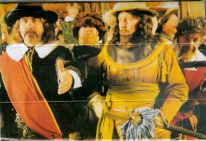 Rembrandt de Nachtwacht 3D Greeting Card