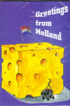 Greetings from Holland 3D Greeting Card
