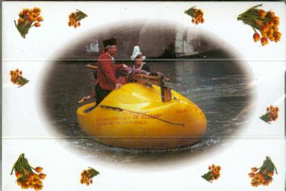 Holland 8 3D Greeting Card Boat