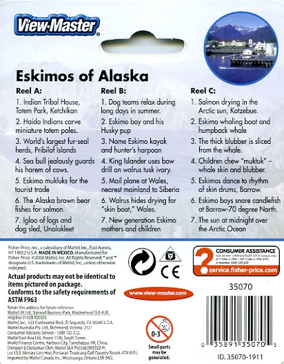 Eskimos of Alaska View-Master 3 Reel Pack