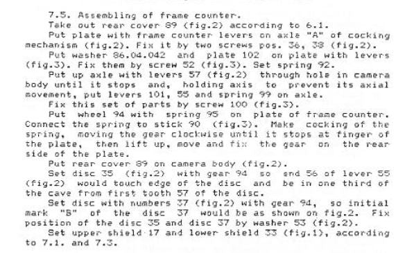 Fed Stereo Camera Repair Manual