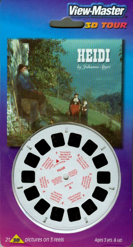 Heidi 3 reel View-Master pack