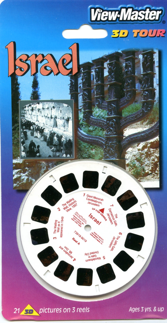 Israel Viewmaster Reels 3 Reel Set