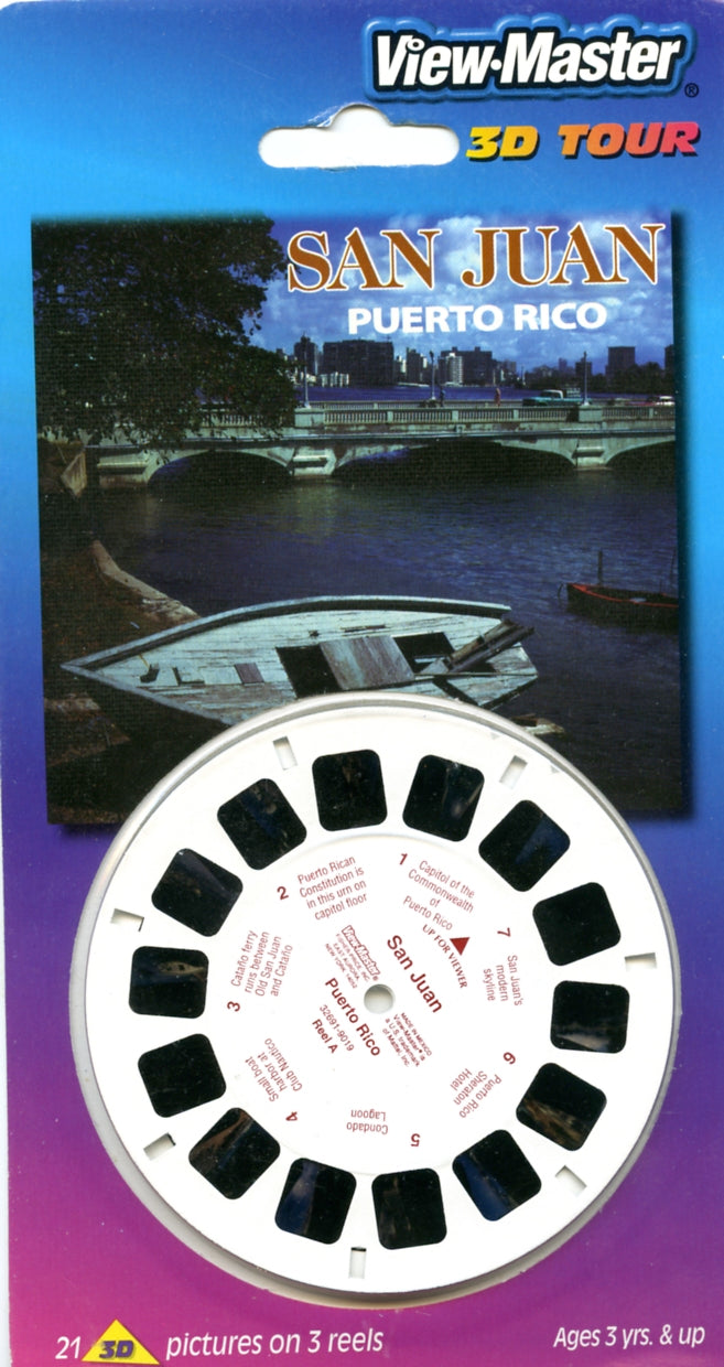 San Juan Puerto Rico 3 Reel View-Master Pack