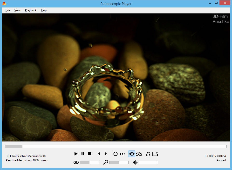 Screen of stereoscopic player