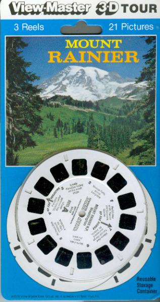 Mt Ranier NP 3 Reel Viewmaster Set