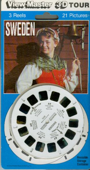 Sweden View-Master 3 Reel Set