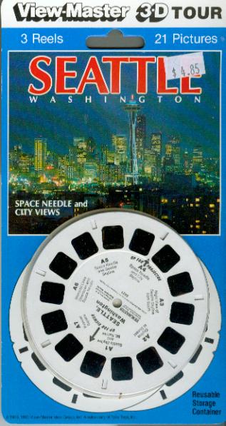 Seattle 3 Reel View-Master Set