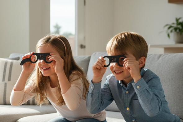 3D Lorgnette (Zine Viewer) with replaceable lens