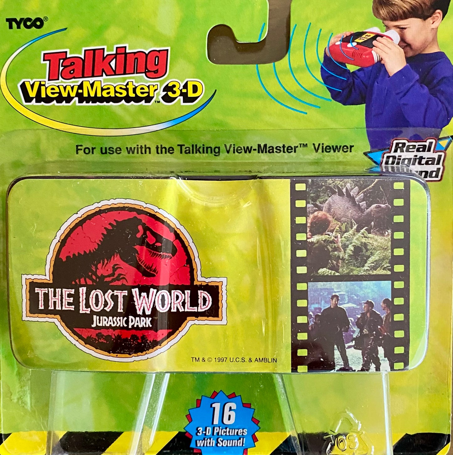 The lost world, Jurassic Park talking View master cartridge