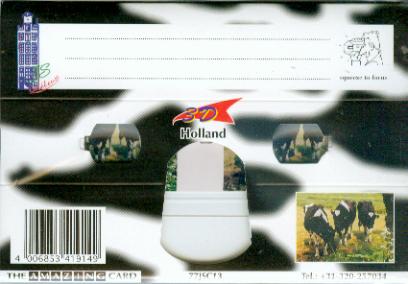 Holland 6 3D Greeting Card