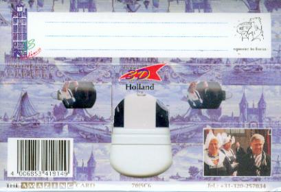 Holland 2 3D Greeting Card