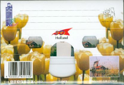 Holland 5 3D Greeting Card