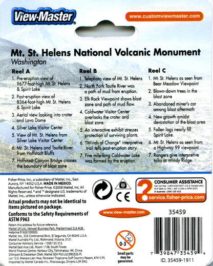 Mount Saint Helen's Viewmaster 3 Reel Pack
