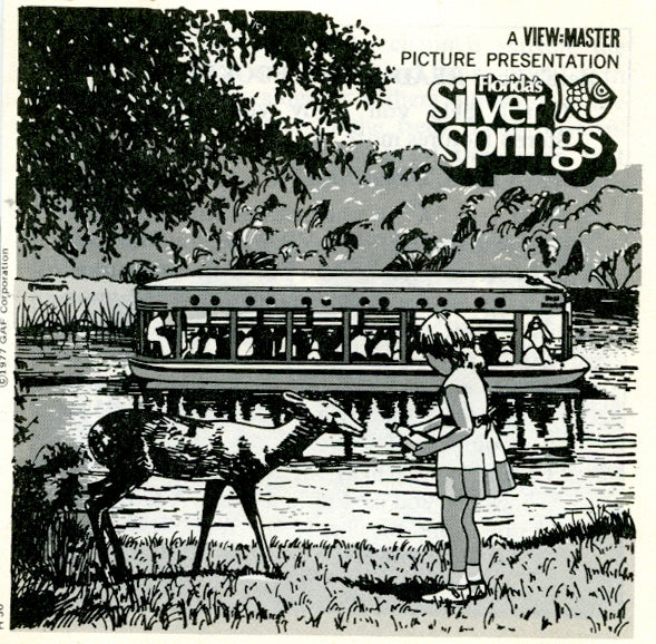 Silver Springs 3 Viewmaster Reels Envelope and Booklet!
