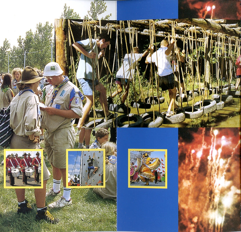 Boy Scout Jamboree 3 Reel Set, printed in Belgium