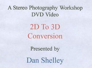 2D to 3D Conversion Instructional DVD