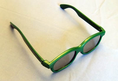 Green D Real 3D glasses