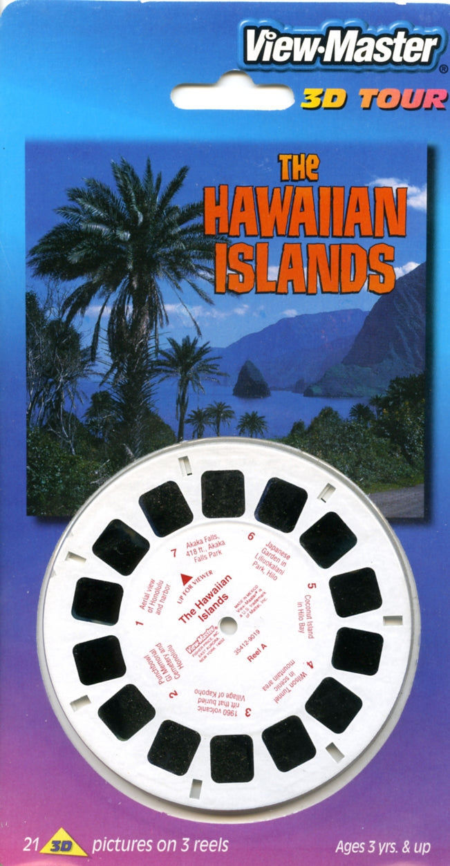 Hawaiian Islands View-Master 3 Reel Set