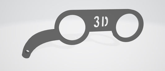 3D Lorgnette (Zine Viewer) with replaceable lens