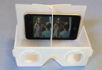 M3D viewer Slide, Stereo print and Iphone (or smartphone) 3D Viewer