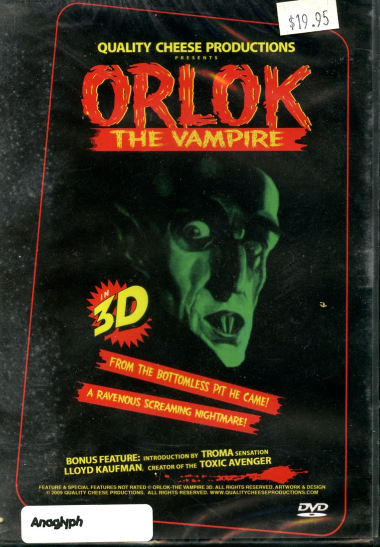 Orlock the Vampire 3D DVD Anaglyph