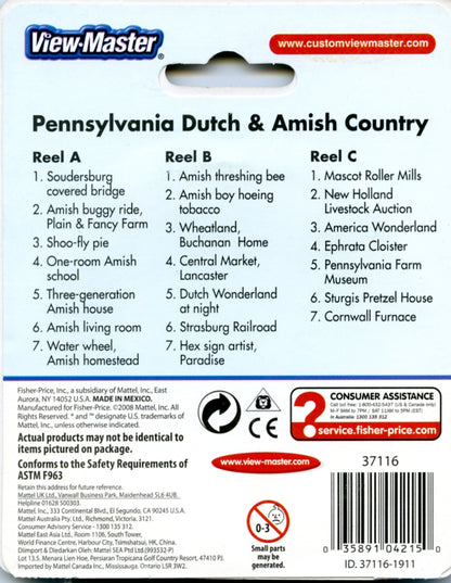 Back of amish view-master reel