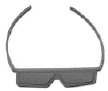 Plastic Circular Polarized Glasses