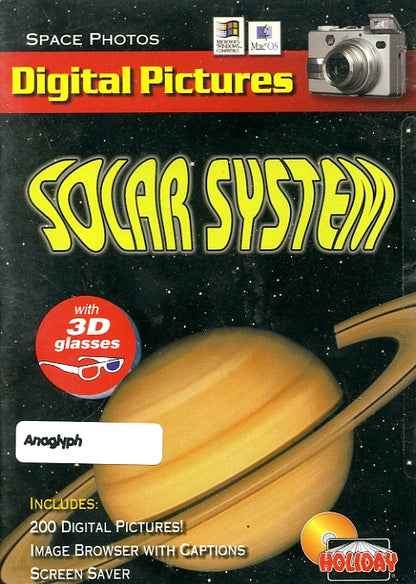 3D Solar System Picture CD 40 3D Anaglyph Images