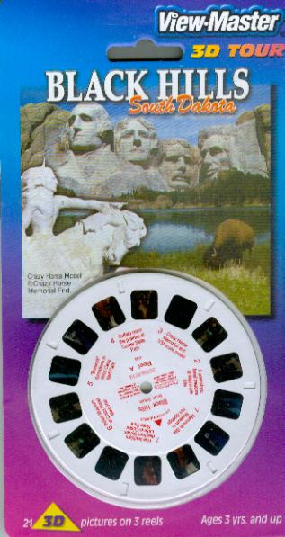 Black Hills, SD, Viewmaster 3 Reels