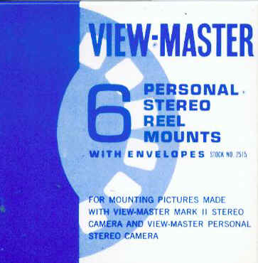 Viewmaster Personal Reel Mounts (6)